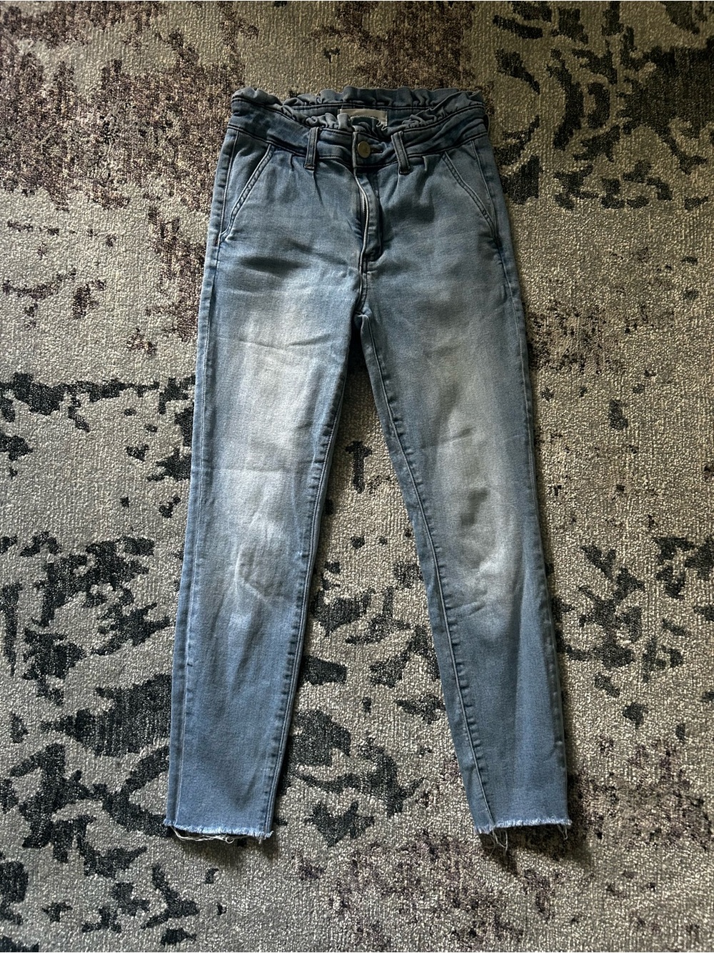 Ashley Mason High-Rise Washed Light Blue Jeans